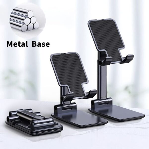 Folding Phone Holder - Black - Image 3