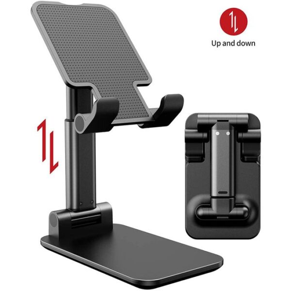 Folding Phone Holder - Black - Image 4