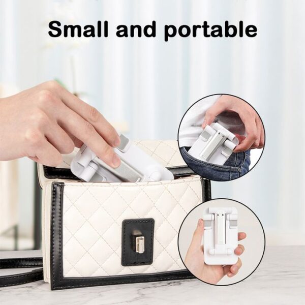 Folding Phone Holder - Black - Image 6
