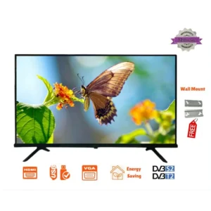 Roch RH-LE32DS-B - Digital Satellite LED TV - 32" - Black + Free Wall-Mount